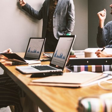 Réunion de travail en équipe